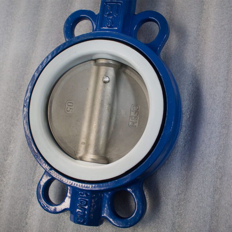 Bare Shaft Cast iron Wafer Butterfly Valve DN150 Wafer butterfly valve