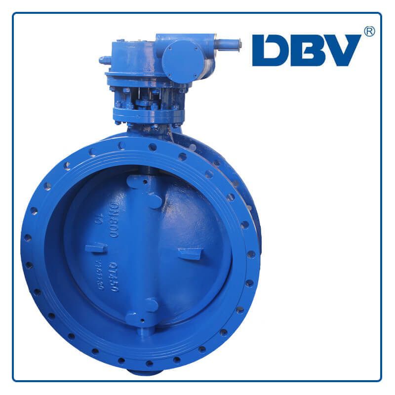 Worm Gear QT450 Flange Triple Eccentric Butterfly Valve Flanged