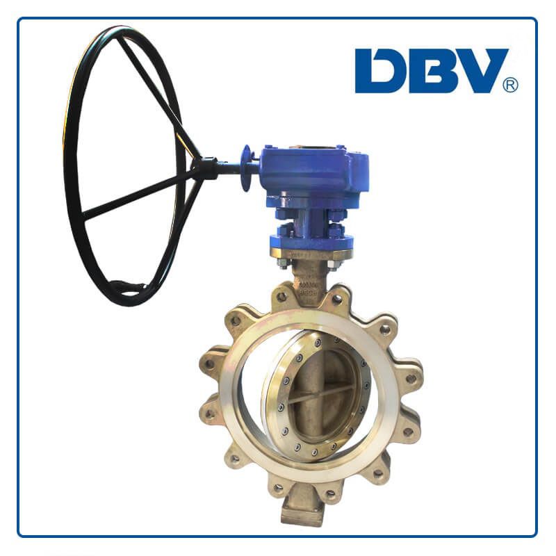 Bronze C95800 Lug Triple Eccentric Butterfly Valves Lug butterfly valve