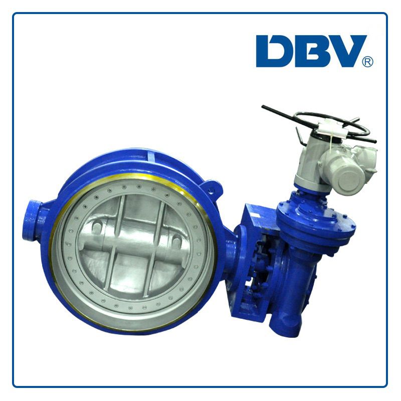 Electric Actuated CL150 Butt welded WCB Triple Offset Butterfly Valves
