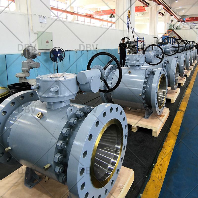 Trunnion mounted low temperature material LF3 Trunnion mounted