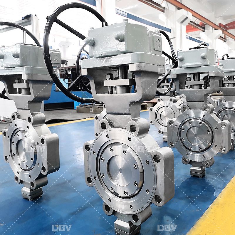 Triple eccentric/Offset metal to metal seat wafer Lug Butterfly Valve