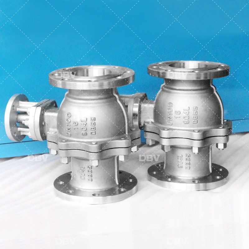 Stainless steel Ball Valve DN100 Flanged 904L