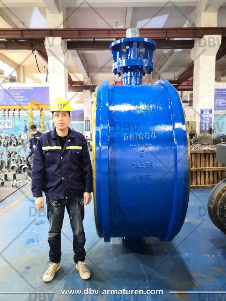 dbv butterfly valve DN1800