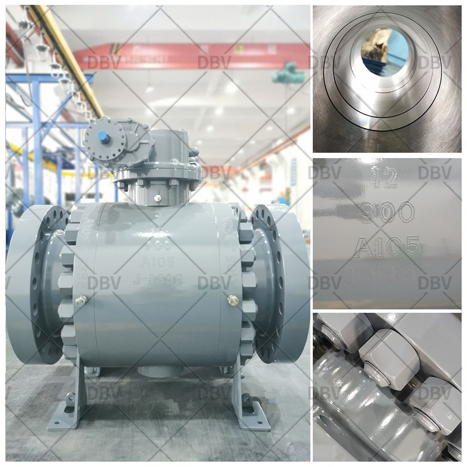 trunnion mounted ball valve