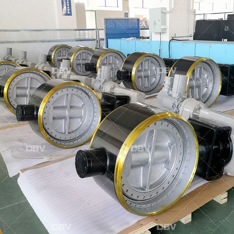 Metal to metal three eccentric butterfly valve