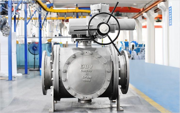 What are the three types of three way ball valves?