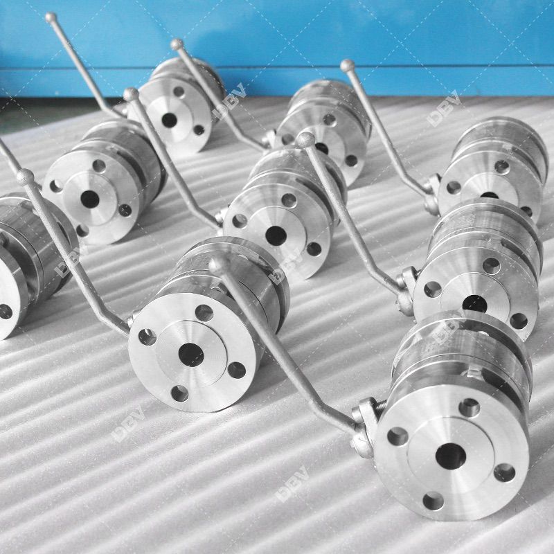 Flanged stainless steel ball valves factory