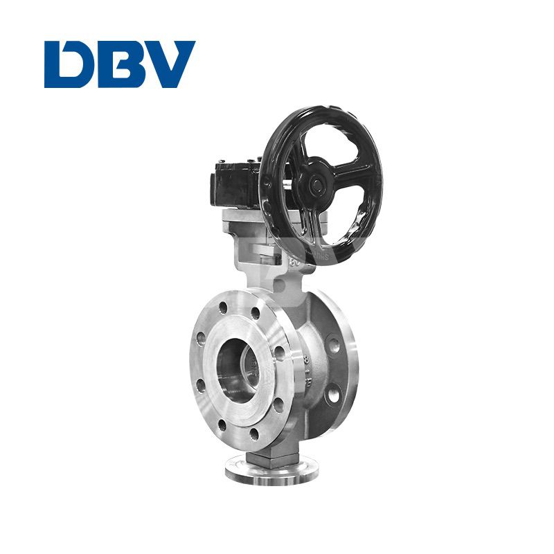 Fully metal to metal triple offset butterfly valve DN80