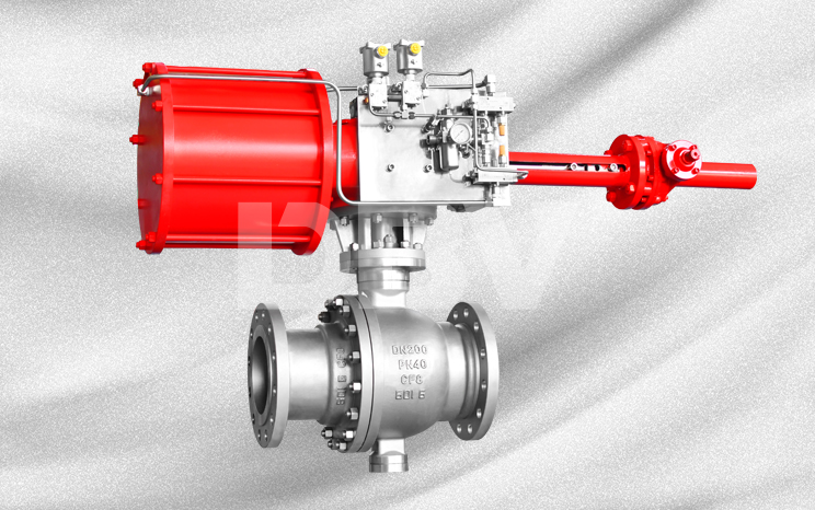 DBV DN200 PN40 Trunnion Ball Valve