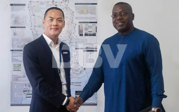 Visit of DBV CEO and Officials in Ghana