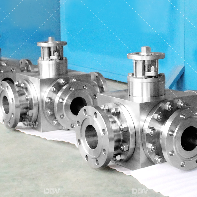 PN40 DN80 T-Type Three-Way Ball Valve with Corrosion-Resistant Stainless Steel Body