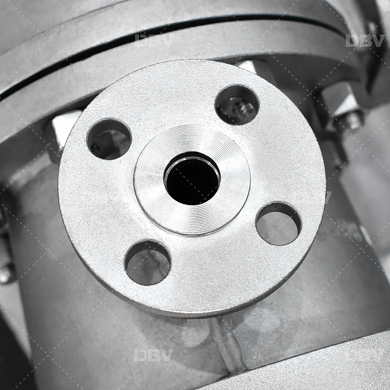 Industrial 6 × 4 Inch 150LB Floating Ball Valve with Pneumatic Jacket Design