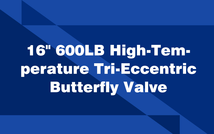 16 inch  600LB High-Temperature Tri-Eccentric Butterfly Valve