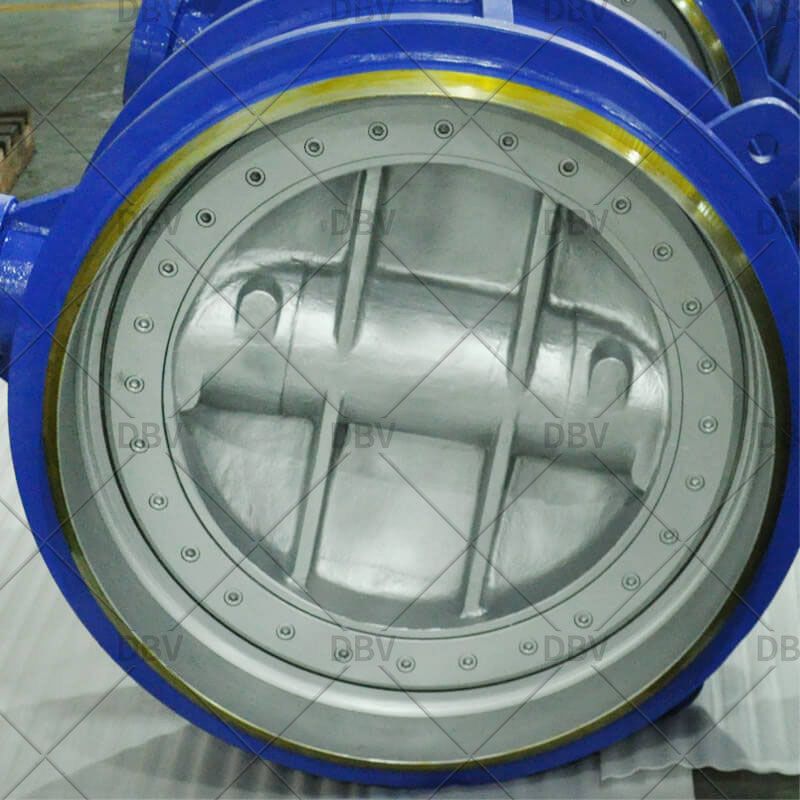 Electric Actuated CL150 Butt welded WCB Triple Offset Butterfly Valves