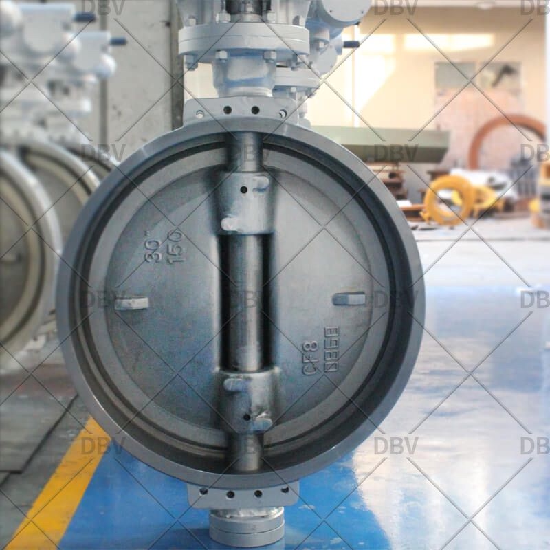 Worm Gear WCB Wafer Triple Offset Butterfly Valves