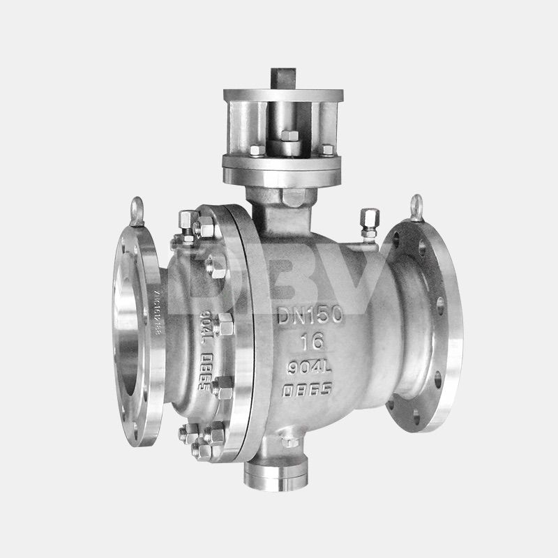 DIN Stainless steel 904L Trunnion/Fixed Full Bore Ball valve
