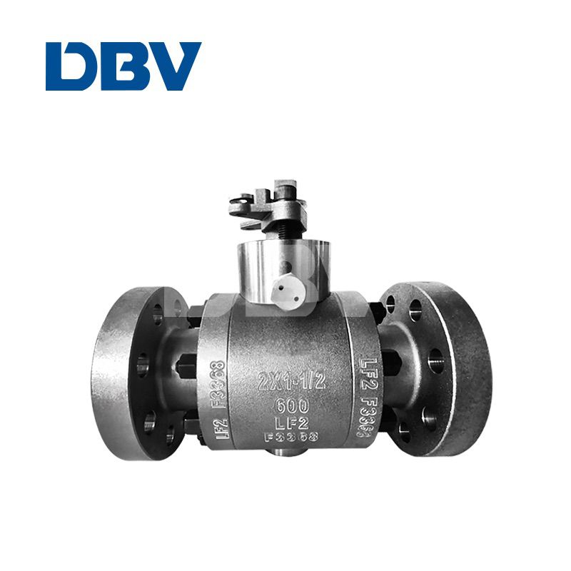Low temperature(LTCS)Trunnion mounted ball valve forged steel LF2 Reduce bore