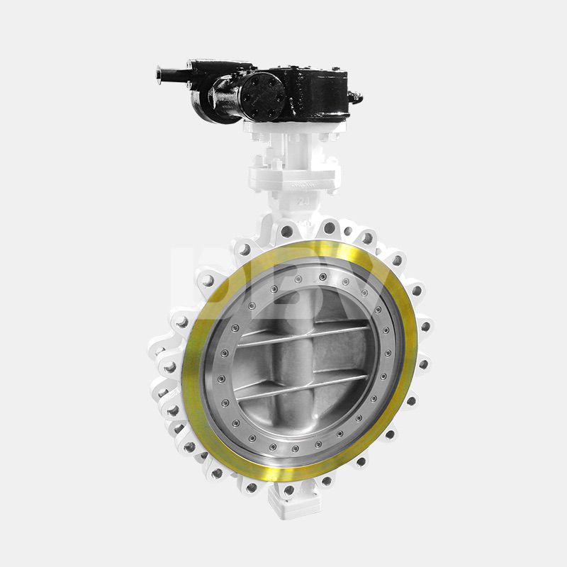 Worm Gear Lug WCB Triple Eccentric Butterfly Valve 