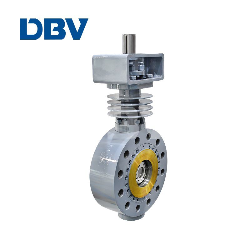 High pressure metal seated triple offset butterfly valve