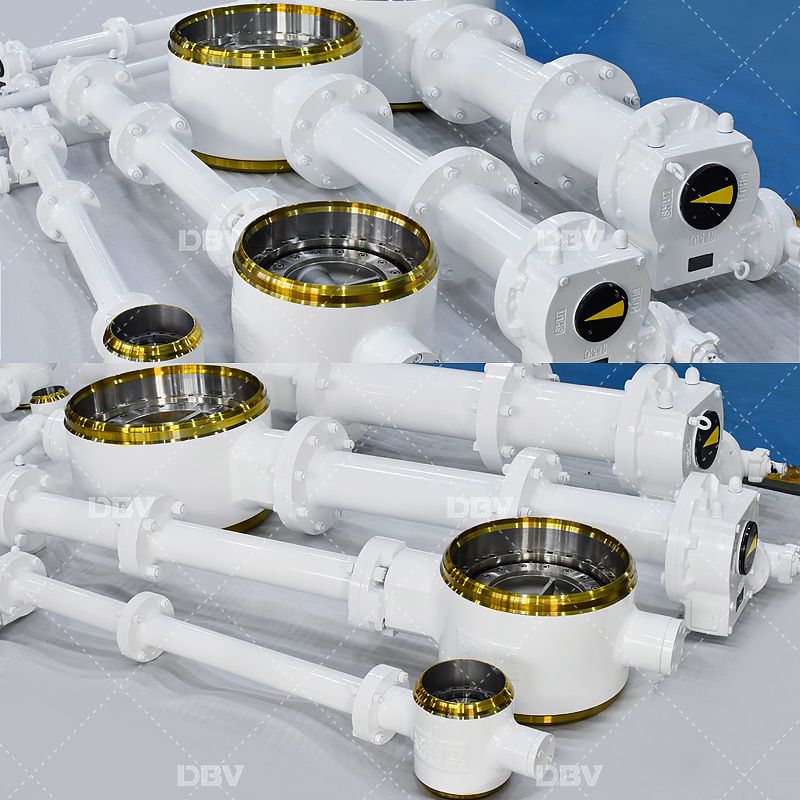 Triple offset butterfly valve stem extension