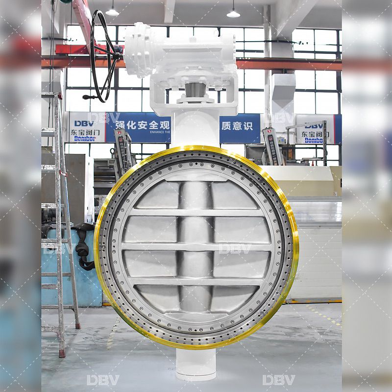 Big size Triple offset butterfly valve DN1400