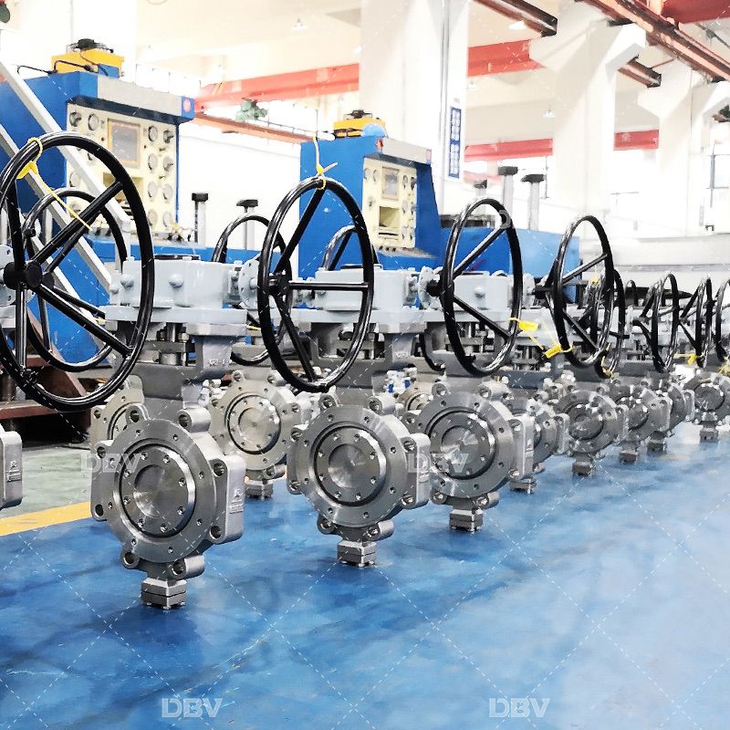 Lug type metal to metal renewable seat butterfly valve with special material 5A