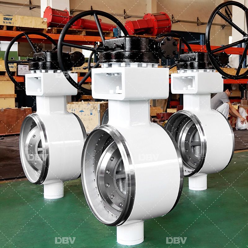 Triple eccentric/Offset metal to metal seat Butterfly Valves DN600 PN25