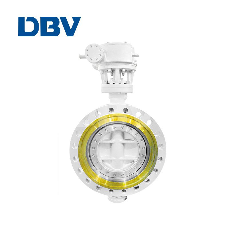 Cryogenic triple offset flanged butterfly valve