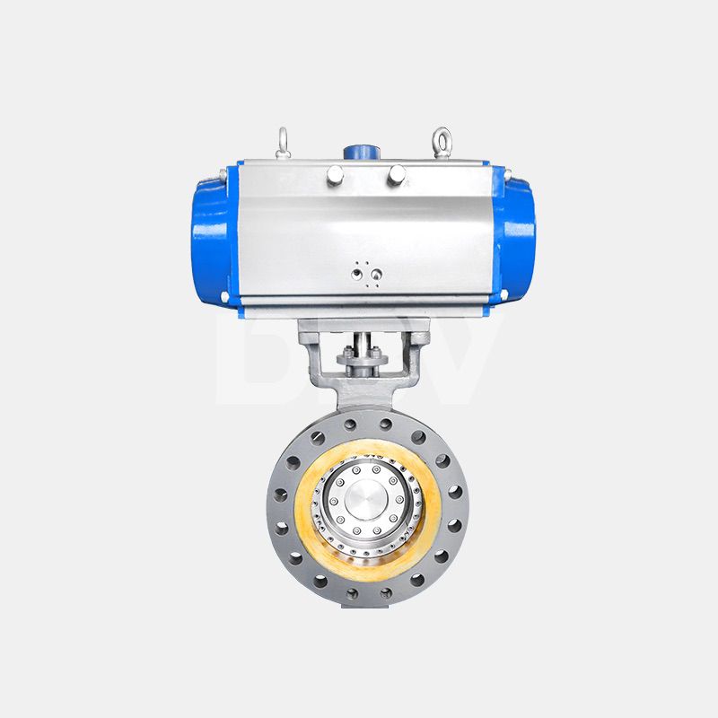 High pressure metal to metal WCB butterfly valve PN100