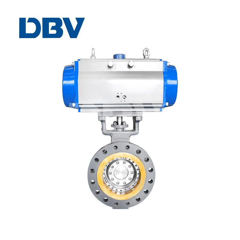 High pressure metal to metal WCB butterfly valve PN100