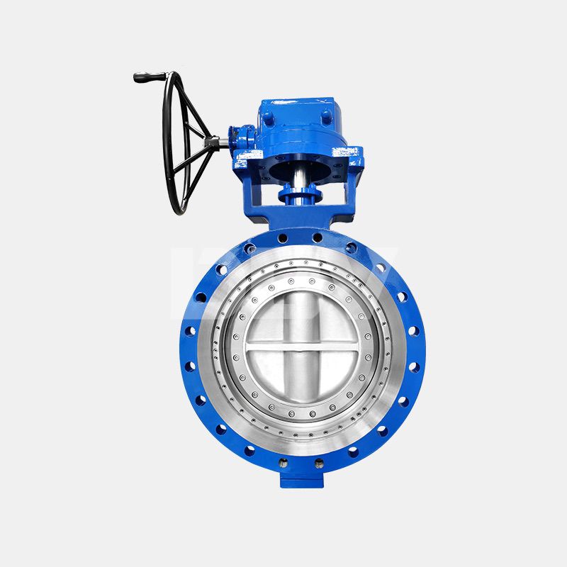 Worm Gear Flange Type Triple Eccentric Butterfly Valve