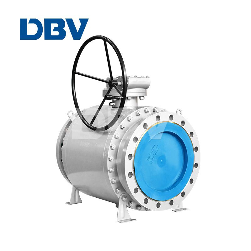 Trunnion Mounted Ball Valve with gear box operation