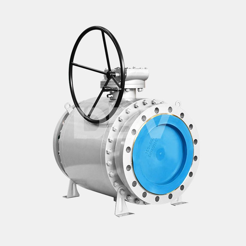 Trunnion Mounted Ball Valve with gear box operation