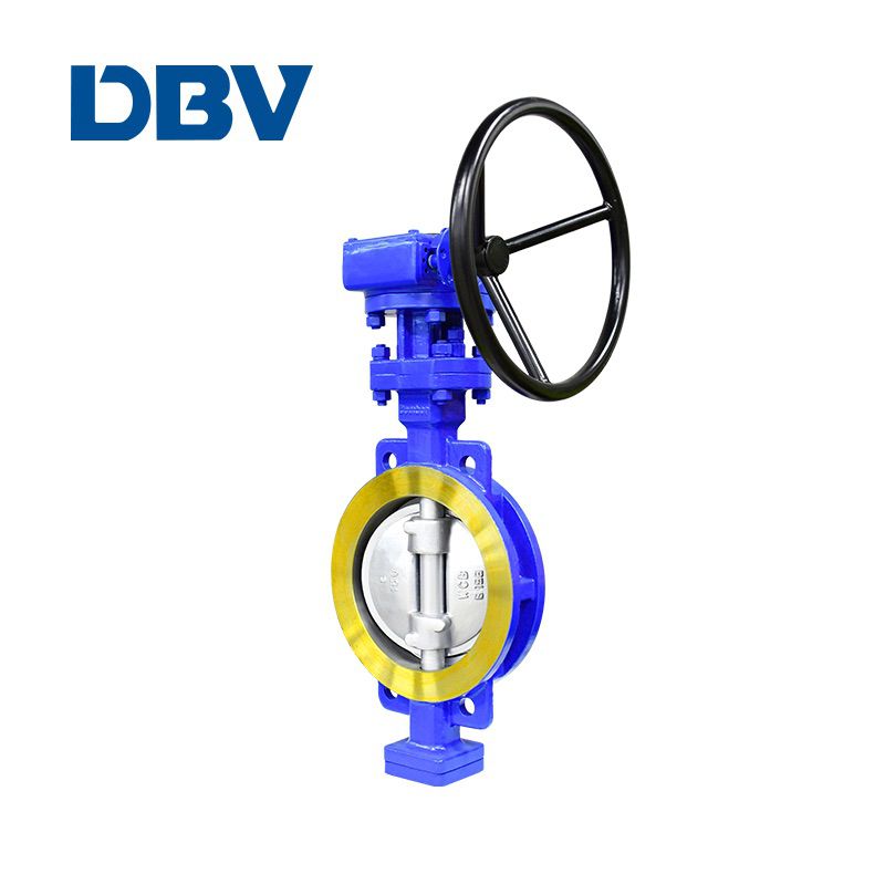 Worm Gear Wafer Metal to Metal Triple Offset Butterfly Valve