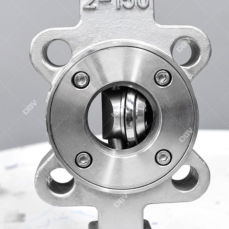 Fully Metal to Metal triple offset butterfly Valve with Gear Box